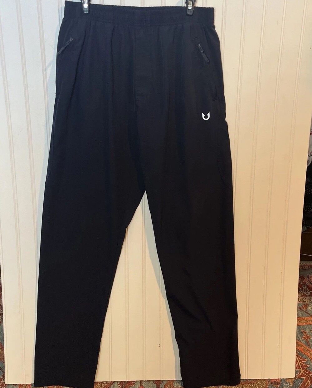 Northward Men’s Navy Athletic Pants Zippered Back & Side Pockets Large